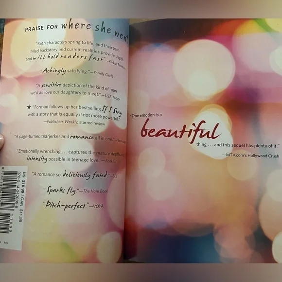 Where She Went by Gale Forman (Book 2, If I Stay) Paperback - Picture 2 of 6